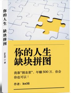 某高赞电子书《你的人生，缺块拼图——我靠“割韭菜”，年赚500万，你会你也可以》-升阶有道