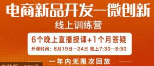 南掌柜·电商新品开发——微创新,电商新品微创新是你企业发展的护城河-升阶有道