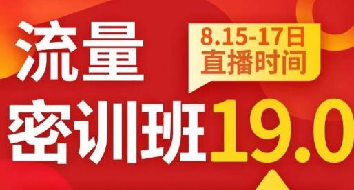 秋秋线上流量密训班19.0，打通流量关卡，线上也能实战流量破局-升阶有道