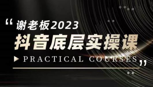 蟹老板·2023抖音底层实操课，打造短视频的底层认知-升阶有道
