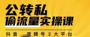 群响公转私偷流量实操课,致力于拥有更多自持,持续,稳定,精准的私域流量!-升阶有道