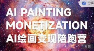 蛮驴·AI绘画变现陪跑营,快速产出可商业变现的图-升阶有道