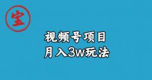 宝哥视频号无货源带货视频月入3w,详细复盘拆解-升阶有道