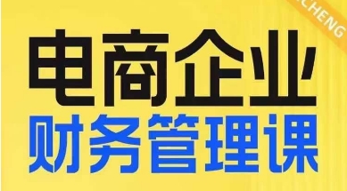 电商企业财务管理线上课，为电商企业规划财税-升阶有道