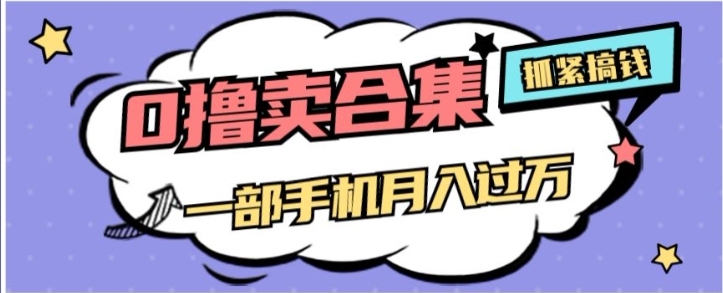 0撸项目月入过万，售卖全套ai工具合集，一单29.9元，一部手机即可【揭秘】-升阶有道