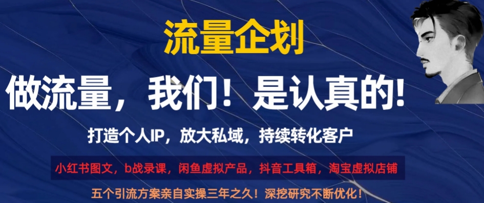 流量企划，打造个人IP，放大私域，持续转化客户【揭秘】-升阶有道