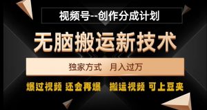 视频号无脑搬运新技术,破原创壕流量,独家方式,爆过视频,还会再爆【揭秘】-升阶有道