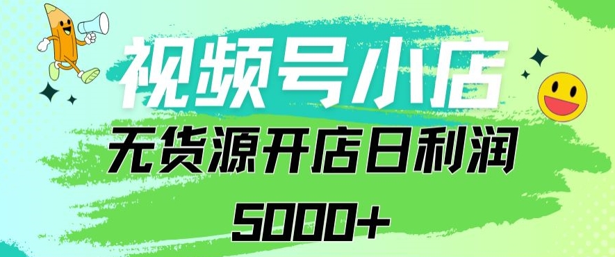 视频号无货源小店从0到1日订单量千单以上纯利润稳稳5000+【揭秘】-升阶有道