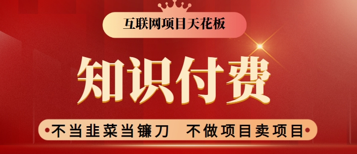 2024互联网项目天花板，新手小白也可以通过知识付费月入10W，实现财富自由【揭秘】-升阶有道