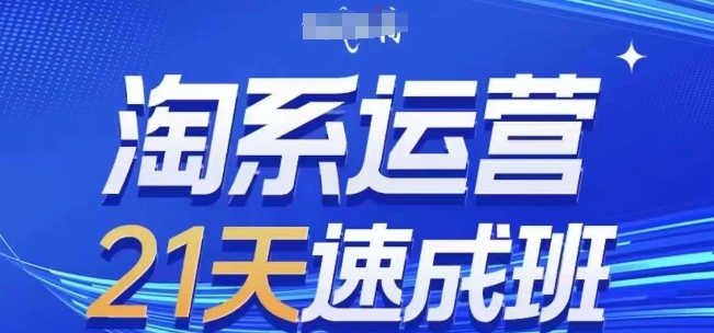淘系运营21天速成班(更新24年6月)，0基础轻松搞定淘系运营，不做假把式-升阶有道