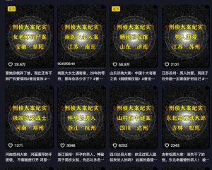 大案纪实解说课,2024年最新抖音大案教学教程-升阶有道
