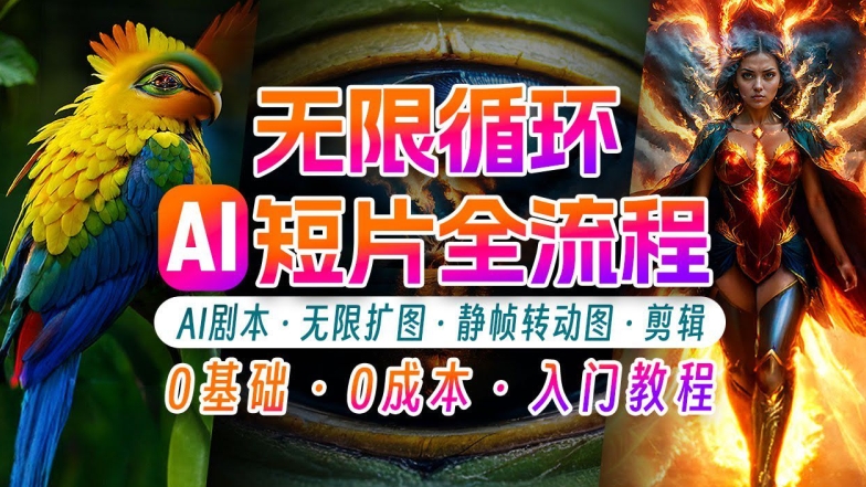 AI剪辑无限循环画面：新手轻松月入上万的秘技【揭秘】-升阶有道