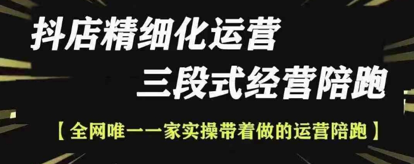 抖店精细化运营，非常详细的精细化运营抖店玩法（更新1229）-升阶有道