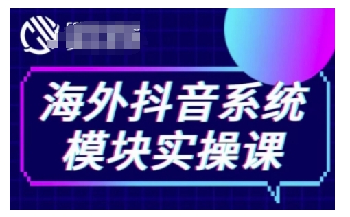 海外抖音Tiktok系统模块实操课，TK短视频带货，TK直播带货，TK小店端实操等-升阶有道