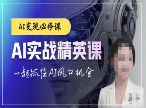 AI实战精英课，chatgptAI实战教程，一起抓住AI风口的机会-升阶有道