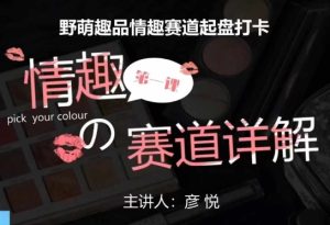 比高社群:情趣赛道训练营,野萌趣品情趣赛道起盘打卡,市场刚需项目-升阶有道