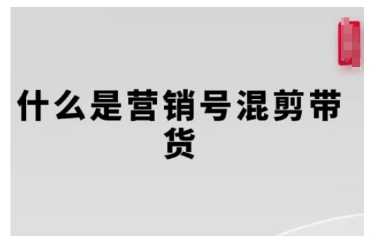 营销号混剪带货，从内容创作到流量变现的全流程，教你用营销号形式做混剪带货-升阶有道