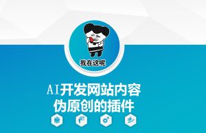 AI开发网站内容伪原创的插件，从零开始手把手教学-升阶有道