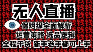 2025无人直播这么做就对了，保姆级全面解析，全程干货，新手老手都可上手-升阶有道