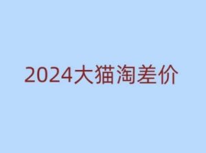 2024版大猫淘差价课程，新手也能学的无货源电商课程-升阶有道