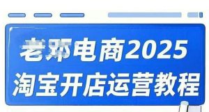 2025淘宝开店运营教程直通车，直通车，万相无界，网店注册经营推广培训视频课程-升阶有道