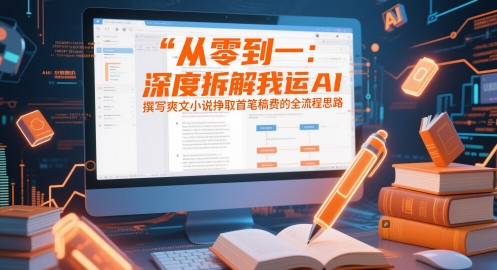 从零到一：深度拆解我运用AI撰写爽文小说挣取首笔稿费的全流程思路-升阶有道