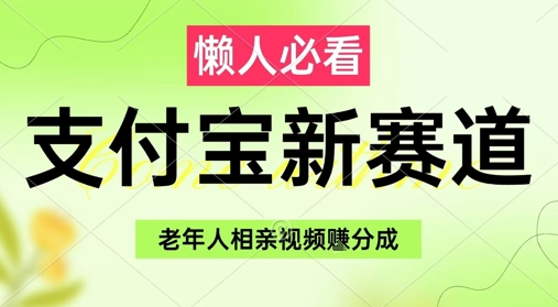 支付宝新赛道，利用老年人相亲视频，挣分成收益，轻松月入过W，操作简单-升阶有道