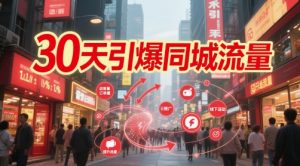 30天引爆同城流量:团购篇 认知篇 流量篇 来客篇 达人篇 老板人设IP篇 投流篇-升阶有道