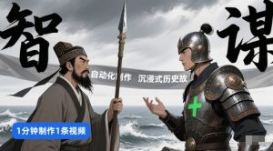 扣子工作流一键生成沉浸式历史故事,一天工作量,3分钟搞定-升阶有道