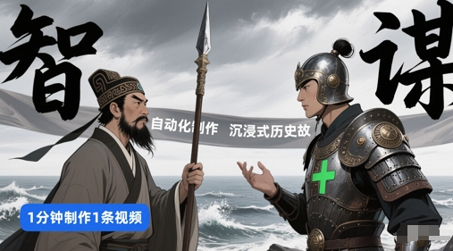 扣子工作流一键生成沉浸式历史故事，一天工作量，3分钟搞定-升阶有道