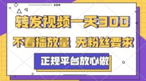 转发视频一天3张+,正规平台放心做,不看播放量,不看粉丝量,一个任务几分钟完成【揭秘】-升阶有道