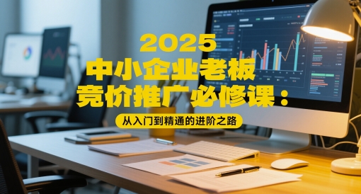 2025中小企业老板竞价推广必修课：从入门到精通的进阶之路-升阶有道