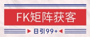 小红书某音FK赛道引流获客 自热矩阵日引200+【揭秘】-升阶有道