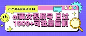 视频号AI美女跳舞暴力起号玩法，日入1k+，全程软件操作，小白也能玩的项目-升阶有道