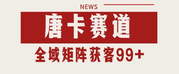 小红书某音唐卡赛道引流获客 自热矩阵日引200+【揭秘】-升阶有道