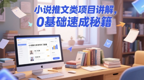 小说推文类项目讲解，0 基础速成秘籍-升阶有道