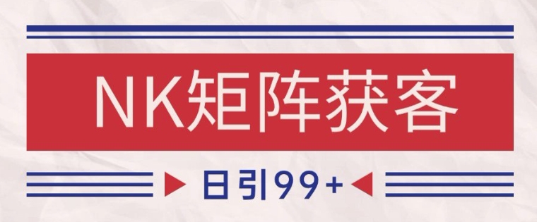 小红书某音NK赛道引流获客 自热矩阵日引200+【揭秘】-升阶有道