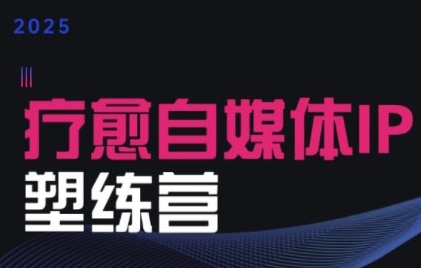 2025治愈自媒体IP训练营，专为疗愈领域从业者打造-升阶有道