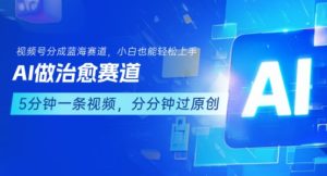 用AI做治愈赛道,结合视频号分成计划,小白也能轻松上手-升阶有道