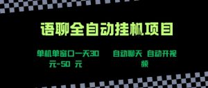 语聊自动视频自动聊天项目全新玩法,单机单窗口一天30-50+,新手看完直接上手【揭秘】-升阶有道
