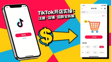 TikTok从开店到投流的进阶课，从基础实操到高阶技巧一网打尽-升阶有道