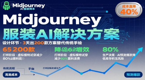 AI在服装领域的运用，使用midjourney做服装辅助企业降低成本-升阶有道