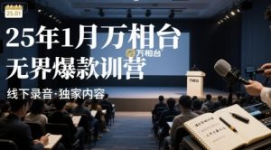 25年1月万相台无界爆款特训营线下录音-升阶有道