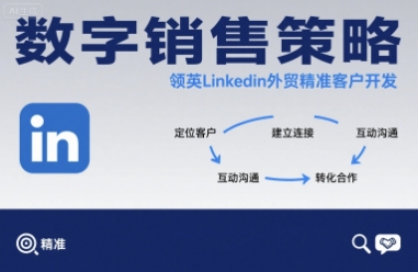 数字销售策略领英LinkedIn外贸精准客户开发-升阶有道
