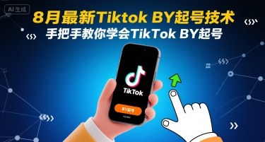 8月最新Tiktok搬运起号技术，手把手教你学会TikTok搬运起号-升阶有道