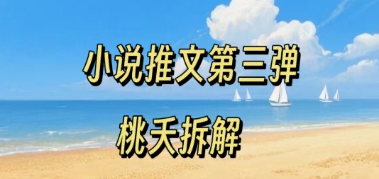 小说推文项目操作全流程第三弹，0粉就能做，门槛低非常适合新手-升阶有道