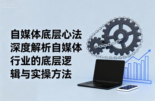自媒体底层心法，深度解析自媒体行业的底层逻辑与实操方法-升阶有道