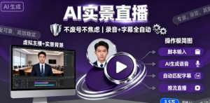 宝子哥9月20日线下课,AI实景直播,不废号不焦虑(录音+字幕)-升阶有道