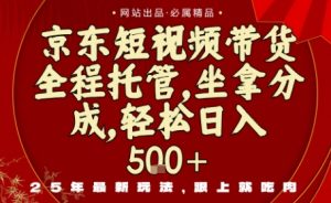 京东短视频带货,新玩法,0门槛,做就有米,无需剪辑,无需选品【揭秘】-升阶有道