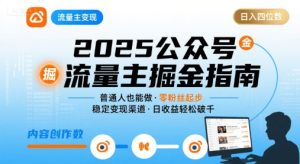 公众号流量主变现项目2025,普通人也能通过这个项目日入四位数(更新)-升阶有道